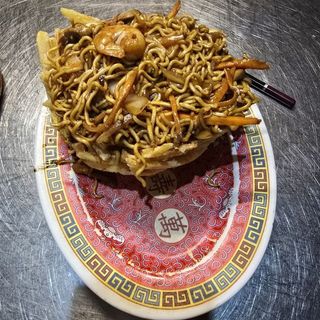 Nido Con Fideos Y Gambas