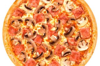 Пицца с ветчиной и грибами (35 см.)