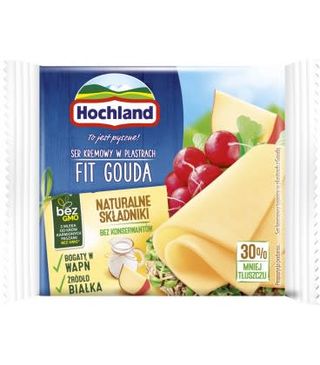 Serek topiony fit gouda Hochland. 0.13кг