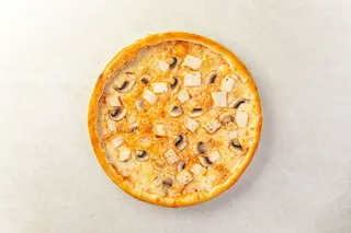 Пицца курица с грибами