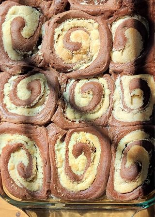 Mocha Tahini Swirl
