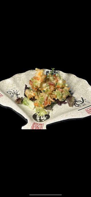 26.Tempura De Vieira Y Verduras