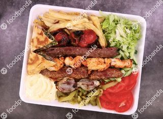 Порция мешана скара на жар