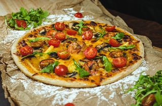 Camarão com Frutas e Cogumelos