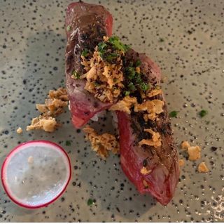 Wagyu beef gunkan