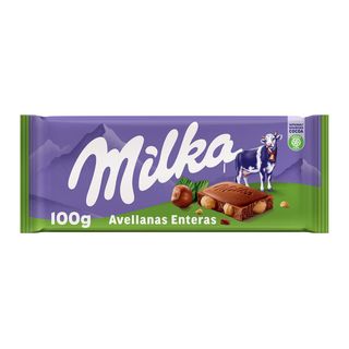 Tableta Milka 100g Avellanas Enteras