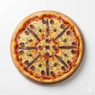 Pizza anchoa (28 cm.)