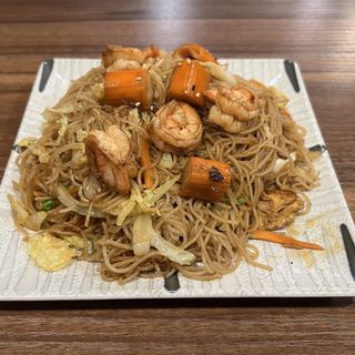 62B.Fideos de Chino con gambas
