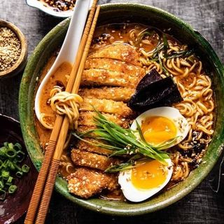 Miso chicken fritto ramen