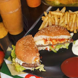 Hamburguesas Doble con Queso Fundido