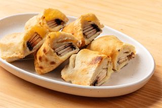 Rolinhos de Cogumelos Portobello (Vegetariano)