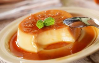 Flan Casero Al Aroma De Vainilla