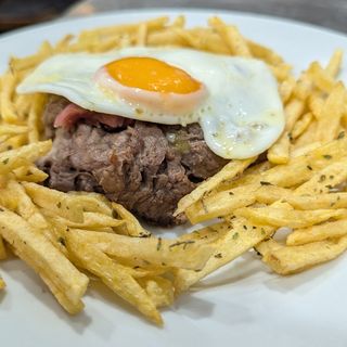 Bife do Lombo à Portuguesa com Presunto