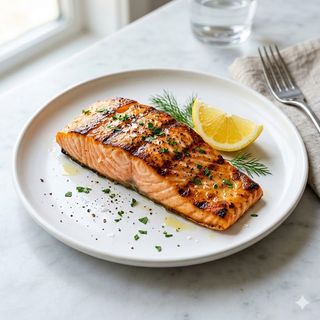 Salmón A La Plancha