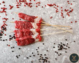 Arrosticini di vitello (4 pezzi) - gluten free 