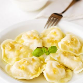 Ravioli a la Roquefort