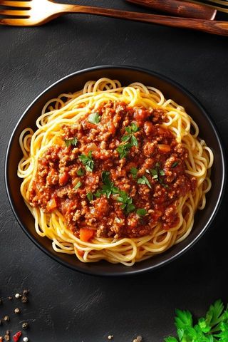 Spaghetti À La Viande Hachée