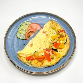 Омлет с овощами