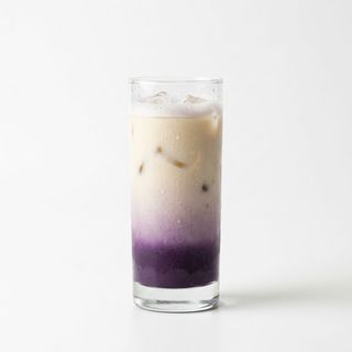 Ube vanilla latte