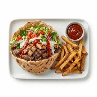 Kebab Con Patatas