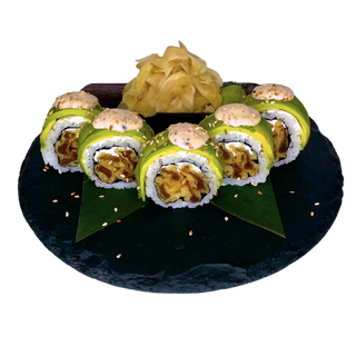 Kab. z kampyo w tempurze i awokado