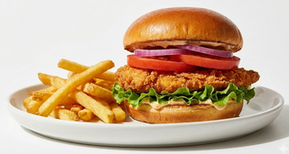 Hamburguesa De Pollo Completa