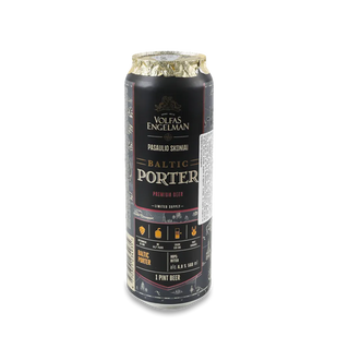 Пиво Volfas Engelman Porter6% 0,568л ж/б