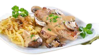 Plat Escalope Sauce Champignon