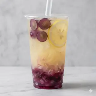 Tea limone all'uva viola