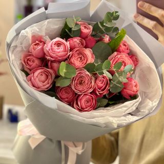 Букет з троянд «Сільва Пінк»