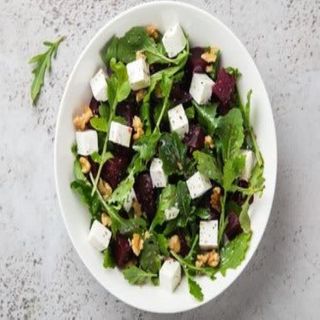 Ensalada Queso De Cabra Fundido Con Bacon