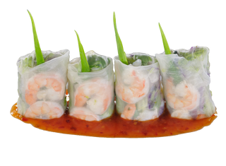 Vietnamese Summer Rolls Shrimps