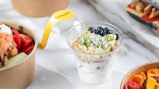 მინი გრანოლას საუზმე