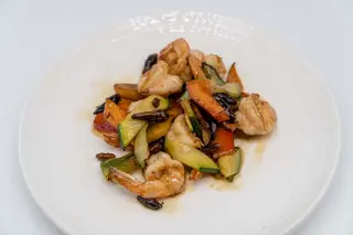 Gamberetti alla salsa piccante