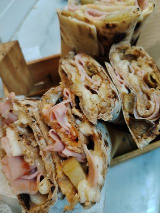 Piadina mortadella e patate