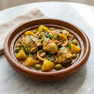 Tajín De Pollo Con Patatas