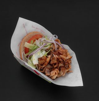 Bocadillo döner kebap