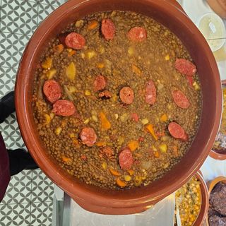 Lentejas pardinas 