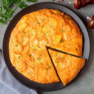 Tortilla de Patatas y Pimientos