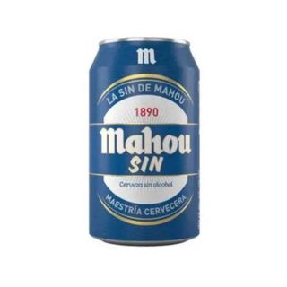 Cerveza Mahou Sin Alcohol Lata 330 ml.