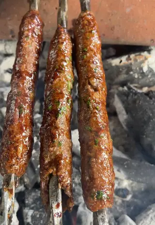 Deliciously Roasted Kebab