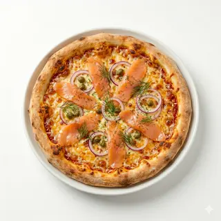 Pizza Salmó Mitjana