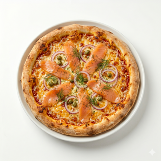 Pizza Salmó Mitjana