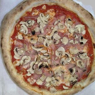 prosciutto COTTO  e funghi