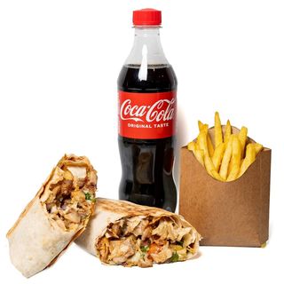 Шаурма зі свининою КОМБО МЕНЮ