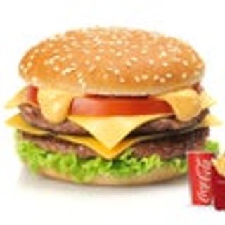 Panino doppio cheese burger menù