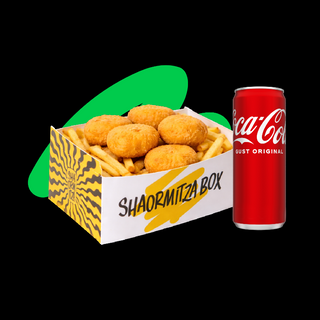 Creamy Cheese Box + Coca-Cola