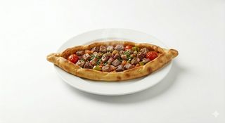 Пиде с късчета месо