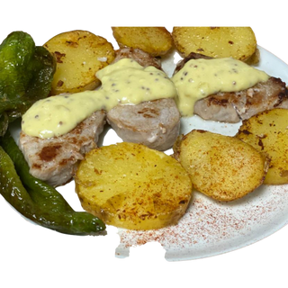 30. Solomillo Ibérico Al Gusto Con Patatas Fritas