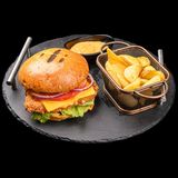 БУРГЕР С ПАНИРАНО ПИЛЕ (300г)